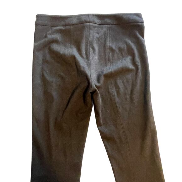 VINCE Skinny Pants Womens Size 4 Dark Brown Mid Rise Zip Ankle Stretch Casual - Picture 3 of 8